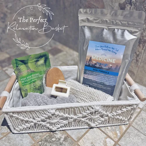 Vista 4 de Medicine Springs - Tina de baño Terapia mineral Minerales del Mar Muerto Colección de remojo de aguas termales para curación Convierte tu bañera