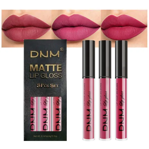 Vista 58 de evpct Juego de 2 lápices delineador de labios y lápiz labial líquido mate de 24 horas, color ciruela púrpura, maquillaje para mujer, lápiz labial