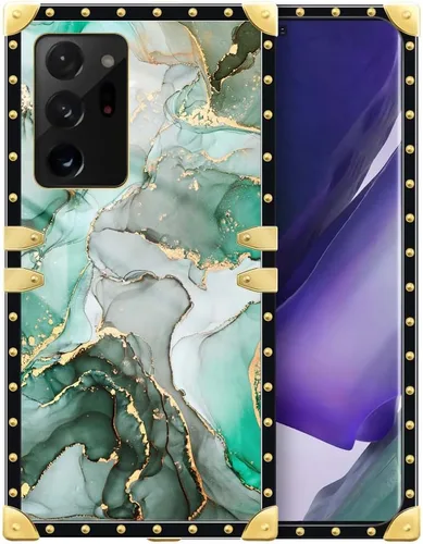 Vista 40 de Funda compatible con Samsung Galaxy S10 4G, TPU suave de lujo y parte trasera de policarbonato duro para niñas y mujeres, funda protectora a prueba