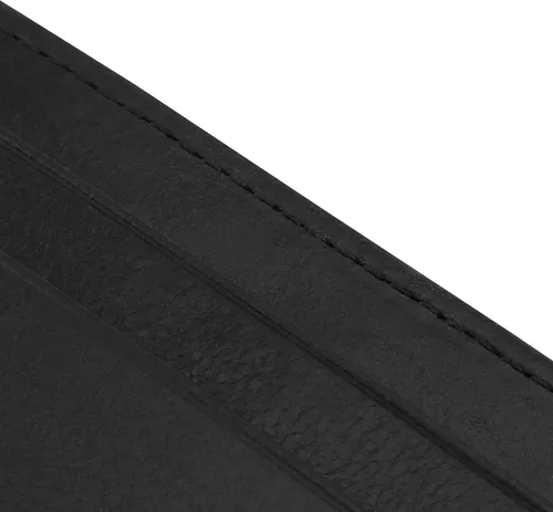 Vista 7 de Cartera de piel auténtica para tarjetero, tarjetas bancarias, dinero, licencia de conducir, bloqueo RFID, unisex