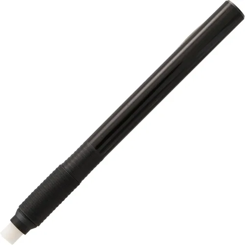 Vista 5 de Pentel Clic - Empuñadura de borrador, borrador retráctil, barril negro, caja de 12 unidades (ZE22A)