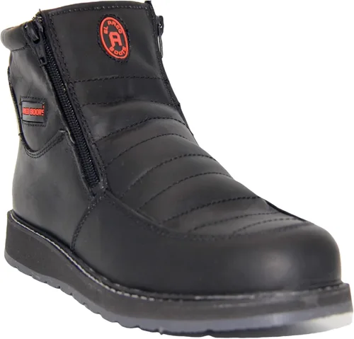 Vista 7 de The Western Shops - Botas de trabajo de cuero con doble cremallera para hombre