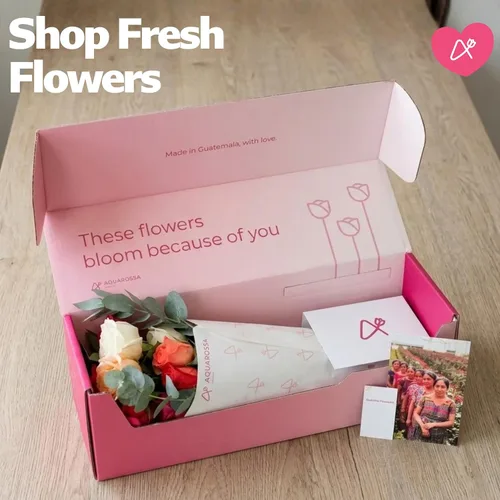 Vista 4 de Aquarossa Farms - Ramo de 12 Rosas Surtidas, Regalos para el Día de la Madre, Ramo de Flores Frescas, Flores para Entrega, Idea de Regalo para Ella
