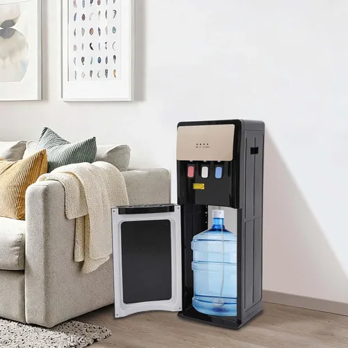 Vista 8 de Dispensador de agua para enfriadores de agua, dispensador de agua fría y caliente, dispensador de agua eléctrico de acero inoxidable para encimera