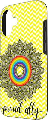 Vista 2 de Proud Ally LGBTQIA Gay Pride Month Celebration Case for iPhone 16