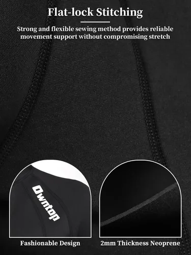 Vista 4 de Owntop Camisetas de neopreno Mujeres y hombres Manga larga de neopreno de 0.079 in Flexible y cómodo Cremallera frontal YKK Surfing Buceo