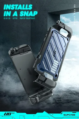 Vista 5 de SUPCASE Unicorn Beetle Pro Series - Funda para Steam Deck (2022) / Steam Deck OLED (2023), funda protectora delgada y resistente con soporte