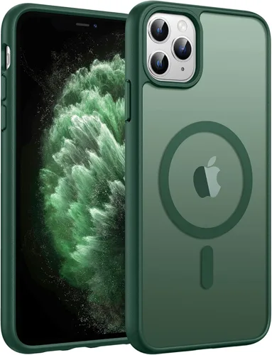 Vista 99 de FNTCASE - Funda para iPhone 16 Pro: magnética, mate, translúcida, de grado militar, protectora contra caídas, resistente, fina, duradera y a prueba
