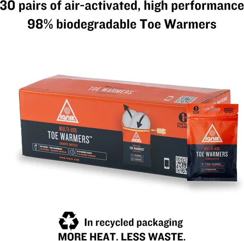 Vista 2 de Ignik Calentadores de dedos compostables de 8 horas con bolsa AirBarrier resellable