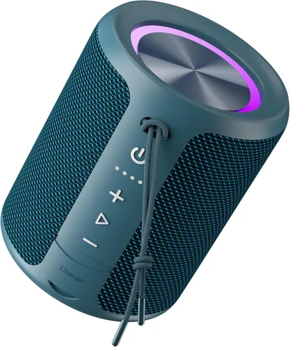 Vista 14 de Altavoz Bluetooth portátil, IPX7 impermeable altavoz inalámbrico con sonido estéreo fuerte de 20 W, tiempo de reproducción de 15 horas y luz RGB