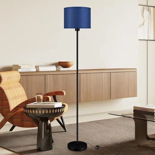 Vista 7 de Lámparas de pie para sala de estar, lámpara de pie azul regulable continua con control remoto, 2700 K-6500 K temperatura de color y brillo