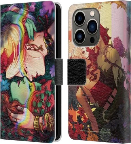Vista 17 de Head Case Designs Officially Licensed Batman DC Comics Batman #609 Hush Gotham City Sirens Leather Wallet Case Compatible with Apple iPhone 7/8 / SE