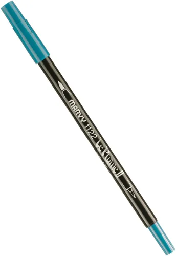 Vista 7 de Uchida 1122-C-3 Marvy Extra Fine Tip Le Plume II Rotulador de doble punta, azul