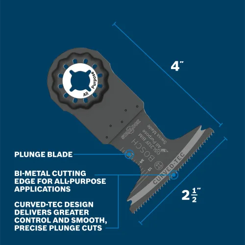 Vista 3 de Bosch OSL034F Starlock cuchilla bimetálica para corte profundo