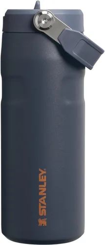 Vista 49 de STANLEY - Botella de agua IceFlow Flip Straw 2.0 con pajilla abatible, abertura más grande, acero inoxidable aislado, sin bisfenol A, 16 onzas