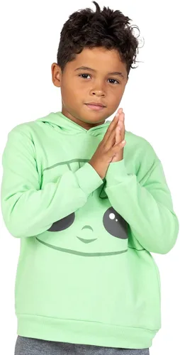 Vista 2 de STAR WARS Mandalorian The Child - Disfraz de cosplay con capucha para bebés a niños grandes