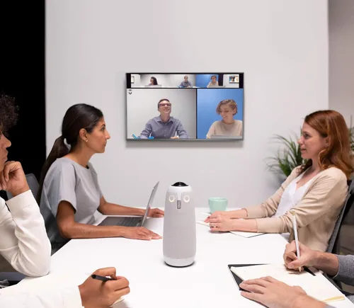 Vista 3 de Meeting Owl Pro - Cámara inteligente de videoconferencia HD de 360 grados, micrófono y altavoz