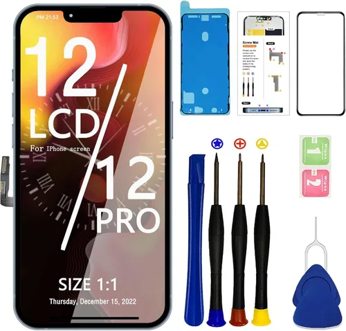 Vista 12 de para iPhone 11 PRO Reemplazo de pantalla OLED de 5.8" (A2160, A2217, A2215), con reparación True Tone, Face ID, Kit de reparación de pantalla 3D