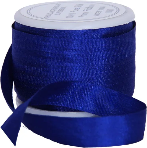 Vista 46 de Threadart Cinta de seda 100% pura - 3 tamaños - Docenas de colores - Castaño - 2 mm No. 524 Soft 100% pure silk ribbon on a single spool - perfect