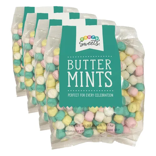 Vista 7 de Party Sweets Surtido de menta pastel, 14 onzas, Appx. 100 piezas de Hospitality Mints