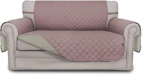 Vista 102 de Easy-Going - Funda reversible para sofá, resistente al agua, con varillas de espuma y correas elásticas, protector de muebles para mascotas y perros