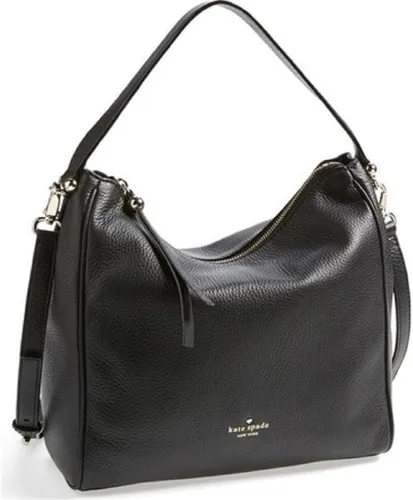 Vista 2 de Kate Spade Charles Street Small Haven - Bolso cruzado de piel negra