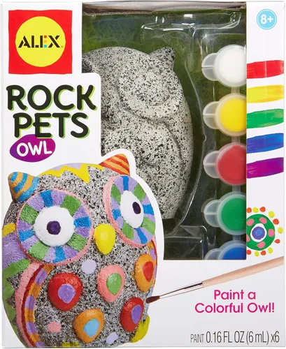 Vista 3 de Alex Craft Rock Pets Fox Actividad de arte y manualidades para niños