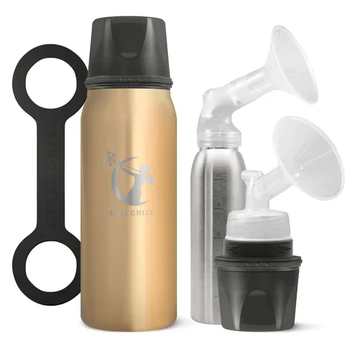 Vista 16 de CERES CHILL OG Enfriador y Calentador de Leche Materna – Enfriador Portátil de Leche Materna de 12–34oz, Almacenamiento y Biberón para Bebé