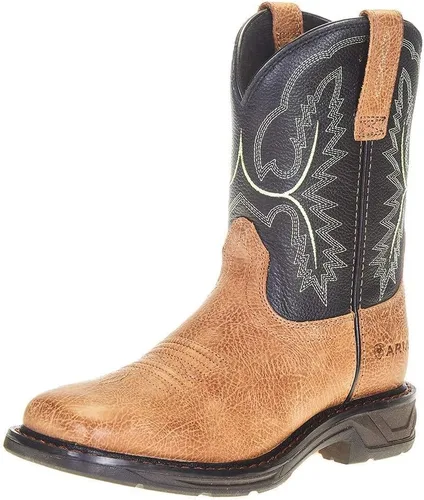 Vista 9 de ARIAT Workhog Xt - Botas de trabajo para hombre (puntera cuadrada, impermeables, puntera de carbono)