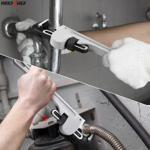 Vista 6 de MAXPOWER Llave de tubo de 14 pulgadas, capacidad de mandíbula de 2 pulgadas