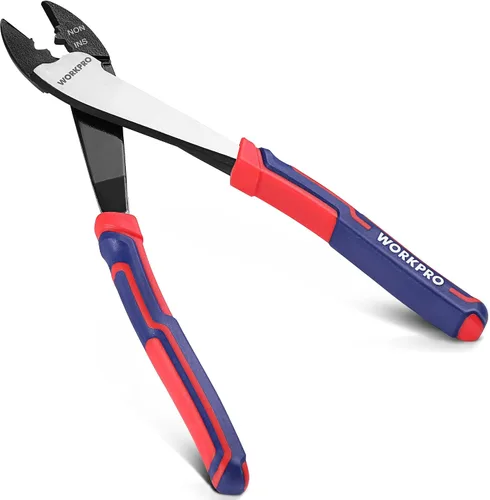 Vista 8 de WORKPRO 9,5 "cortador de alambre/crimpadora, Cr-V alambre de acero Crimping