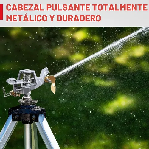 Vista 7 de [Usado] YAMATIC - Rociador de impacto resistente de 18-36 pulgadas con área grande de 360°, 1 unidad