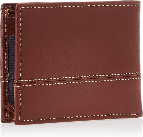 Vista 2 de Timberland Billetera híbrida de cuero para hombre, Coñac