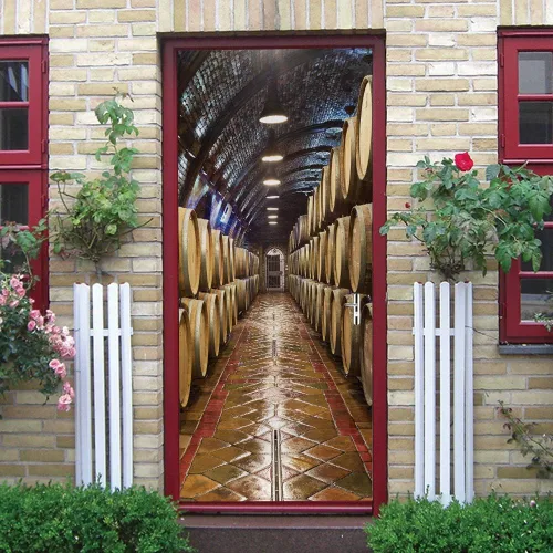 Vista 68 de Calcomanías 3D para puerta, murales para despegar y pegar, papel tapiz de caballo, calcomanías autoadhesivas extraíbles de PVC, impermeable, póster