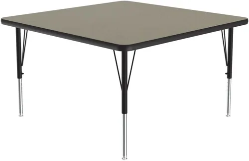 Vista 41 de Correll - Mesa rectangular de actividades para el aula de 24 x 36 pulgadas, altura ajustable (19-29 pulgadas), parte superior de nogal colonial