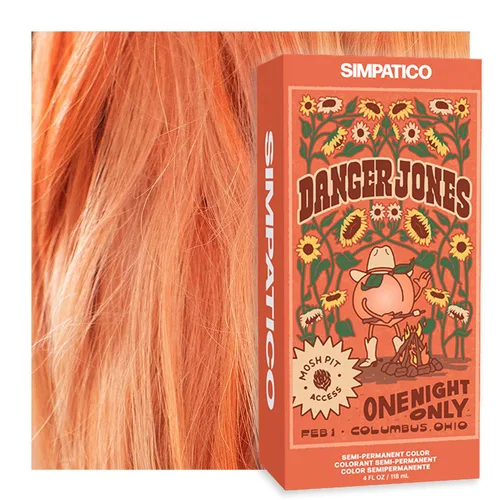 Vista 11 de Danger Jones Color de cabello semipermanente (Adrenalina, verde neón)