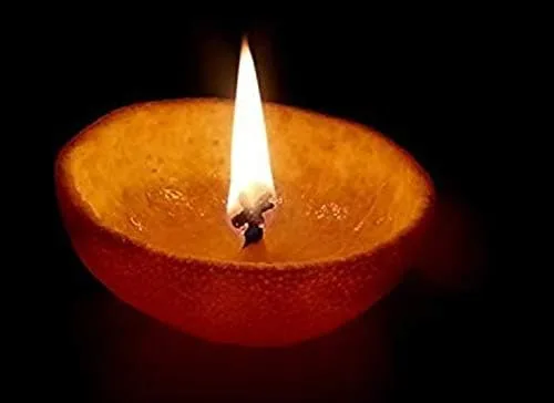 Vista 2 de Mechas de algodón redondas Diya Batti Lámparas de aceite Linternas Velas (250)