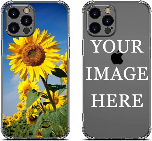 Vista 15 de Funda de teléfono con foto personalizada para iPhone 14 de 6.1 pulgadas, funda de TPU suave personalizada con absorción de golpes para iPhone 14