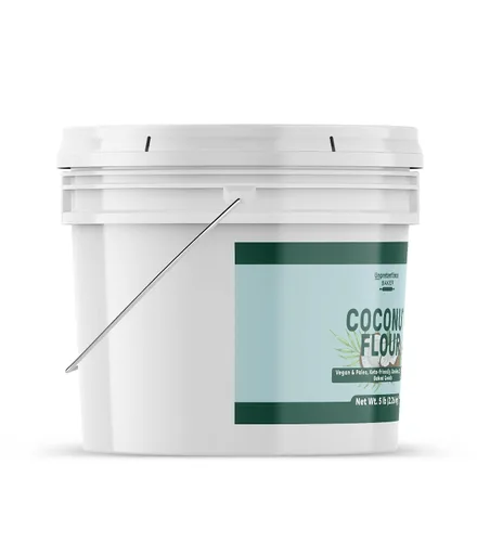 Vista 2 de Unpretentious Harina de coco, 1 galón, vegano, alternativa de harina de trigo, apta para dieta cetogénica