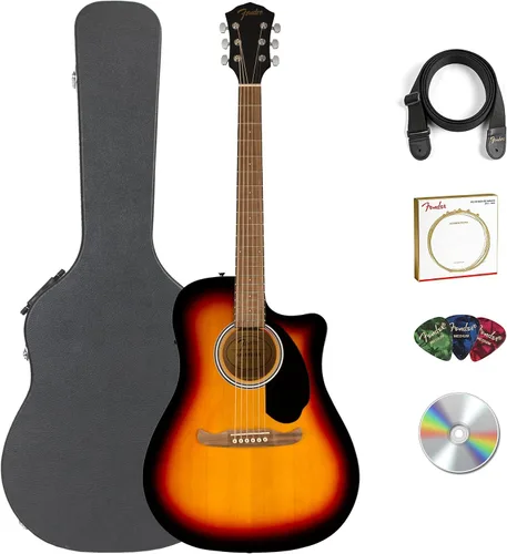 Vista 11 de Fender FA-125CE - Conjunto de guitarra electroacústica