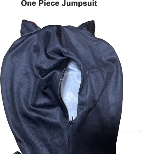Vista 4 de Naszonus Boys Cartoon Scary Cat Costume, Halloween Costumes Jumpsuit for Teen BoyGirl Horror Costume Kids