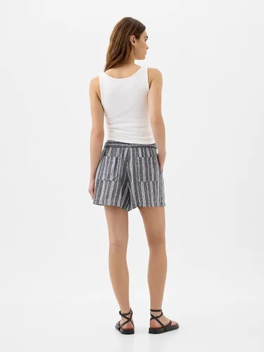Vista 2 de GAP Pantalón corto de lino para mujer
