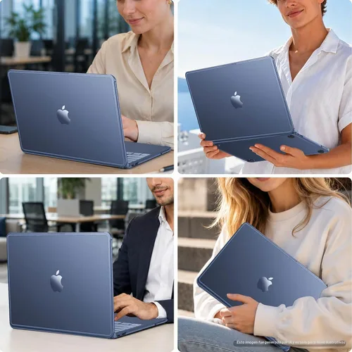 Vista 6 de MOSISO Funda compatible con MacBook Neo de 13 pulgadas 2026 A3404 A18 Pro Carcasa rígida resistente a arañazos y huellas dactilares con esquinas