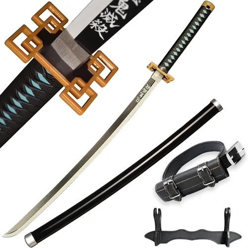 Vista 89 de SV Anime Demon Slayer Sword Katana 41 Inch Decorative Collectible Gift Cosplay Sword，Various Styles Available