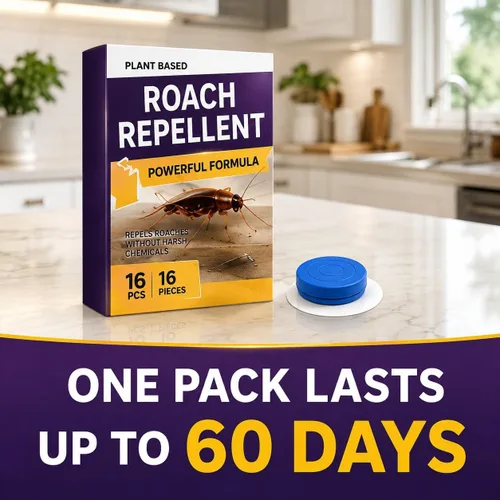 Vista 6 de Repelente Keep Roach Away para interiores, repelente de cucarachas lejos para el hogar, cobertura de 120 pies cuadrados, ingredientes a base