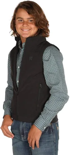 Vista 3 de Cinch Boys' Solid Bonded Zip-Up Vest - Mwv7520002