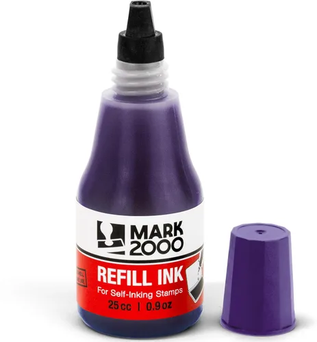Vista 14 de Mark 2000 Tinta de recarga autoentintada - Negra - 25cc (0.9oz)