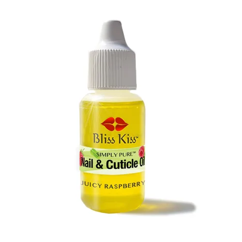 Vista 7 de Bliss Kiss Edición limitada de temporada Simply Pure Nail Oil Dropper Candy Cane Aroma
