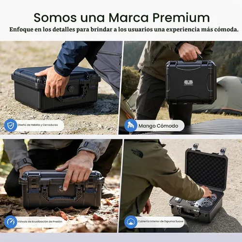 Vista 5 de STARTRC Funda NEO 2, funda impermeable de transporte duro para DJI Neo 2, accesorios para controlador RC-N【NO para RC 2/RC】