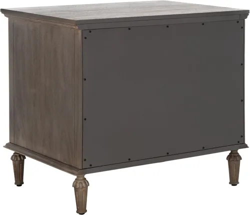 Vista 6 de SAFAVIEH Couture Home Collection Lisabet - Mesita de noche de madera con 3 cajones (totalmente montada)